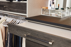 Dark Gray Closet Drawers
